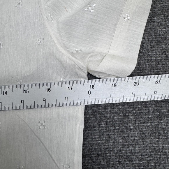 Vintage Polna Lee Shirt Womens 14 Short Sleeve Arnel Lace Blouse Sub-Teen 60s - Picture 6 of 8